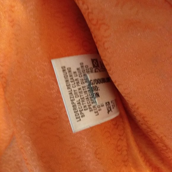 Escada - Lamb Leather Jacket, Sz M - Picture 11 of 12